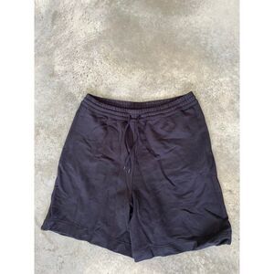 Escada Sport Shorts Black Sweat Athletic Drawstring Activewear Bermuda Large